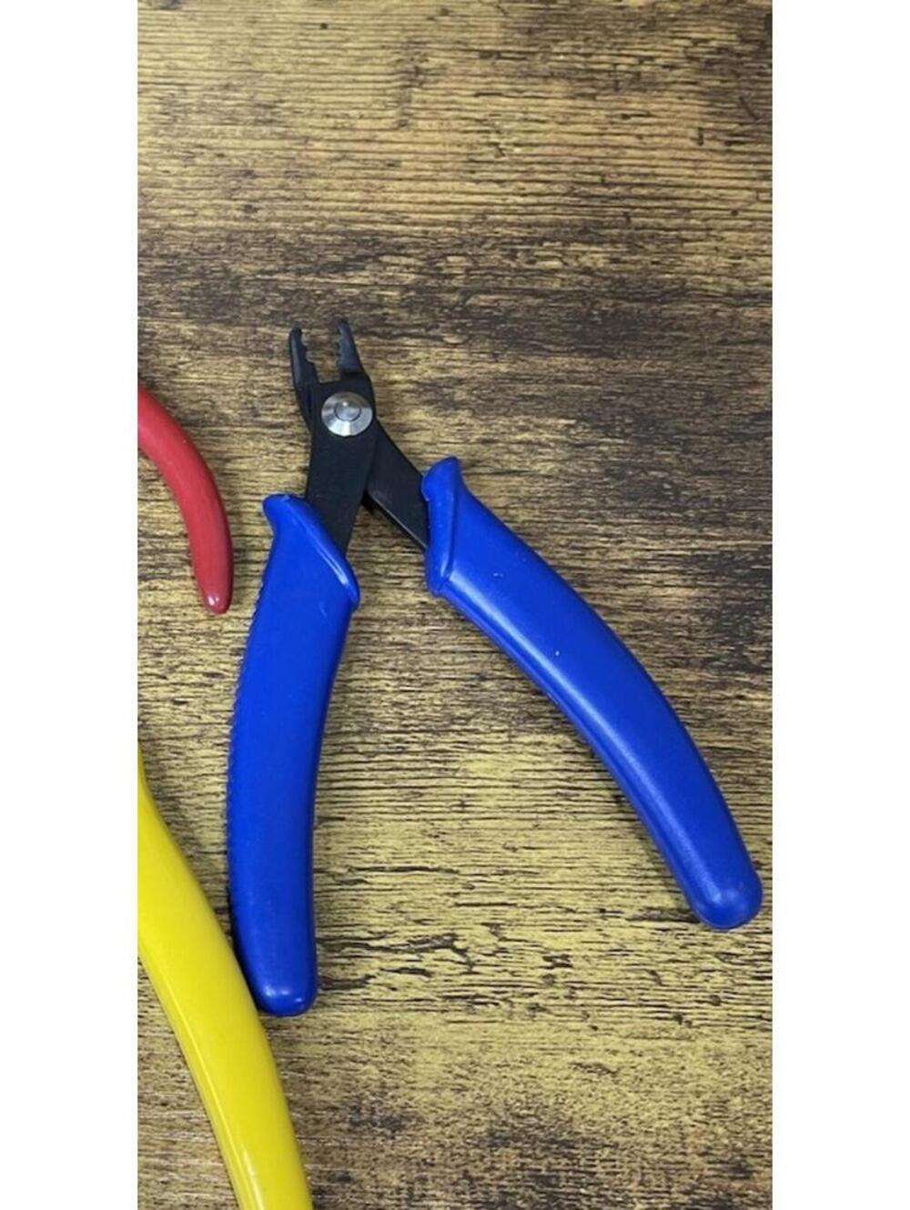 Blue Jewelry Beading Crimper Pliers Bead Crimping‎ Tool 13cm